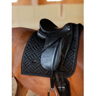 Moderne dressuurdekje Equestrian Stockholm Zwart