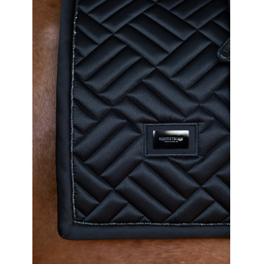 Tapis de dressage Equestrian Stockholm modern Noir