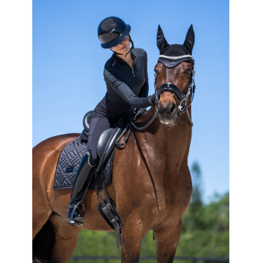 Moderne dressuurdekje Equestrian Stockholm Zwart