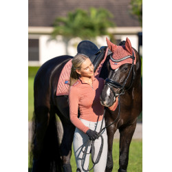 Moderne dressuurdekje Equestrian Stockholm Koraal Roze
