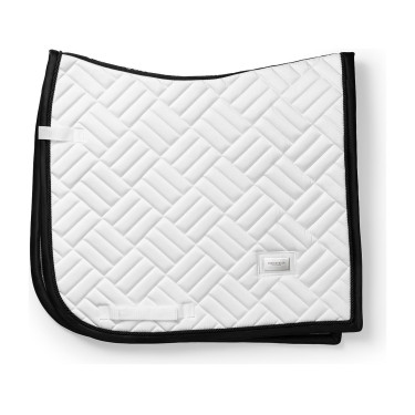 Tapis de dressage Equestrian Stockholm modern Blanc noir edition