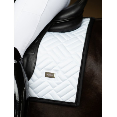 Tapis de dressage Equestrian Stockholm modern Blanc noir edition