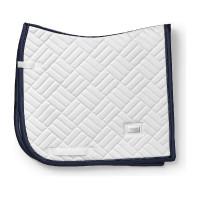 Tapis de dressage Equestrian Stockholm modern Blanc marine Tapis de dressage Equestrian Stockholm modern Blanc marine