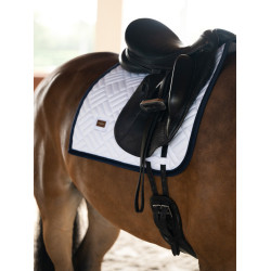 Tapis de dressage Equestrian Stockholm modern Blanc marine