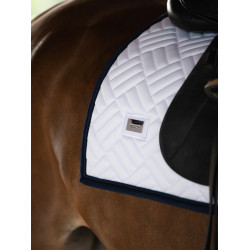 Tapis de dressage Equestrian Stockholm modern Blanc marine
