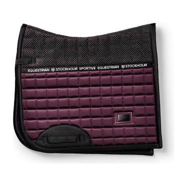Tapis de dressage Equestrian Stockholm performance Noir raven Violet