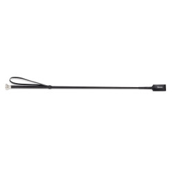 Leren springzweep Shires Zwart Leren springzweep Shires Zwart