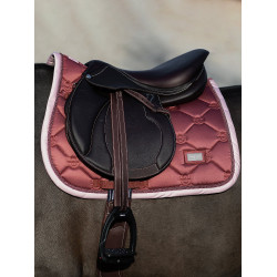 Equestrian Stockholm springzadelpad Roze amber