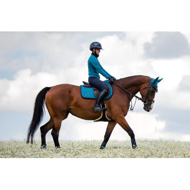 Equestrian Stockholm springzadelpad Aurora-blauw