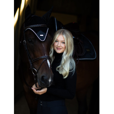 Tapis de selle Equestrian Stockholm jumping Noir édition Tapis de selle Equestrian Stockholm jumping Noir édition