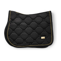 Tapis de selle Equestrian Stockholm jumping Noir or