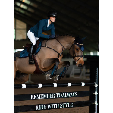 Equestrian Stockholm springzadelpad Prarie blauw