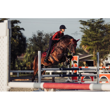 Tapis de selle Equestrian Stockholm jumping Bordeaux Tapis de selle Equestrian Stockholm jumping Bordeaux