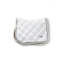 Equestrian Stockholm springzadelpad Helemaal zwart glanzend Equestrian Stockholm springzadelpad Helemaal zwart glanzend