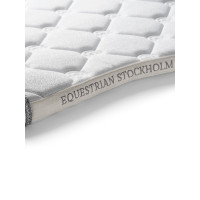 Equestrian Stockholm springzadelpad Helemaal zwart glanzend Equestrian Stockholm springzadelpad Helemaal zwart glanzend