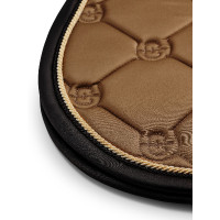 Tapis de selle Equestrian Stockholm jumping Tout noir scintillant