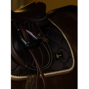 Tapis de selle Equestrian Stockholm jumping Marron doré
