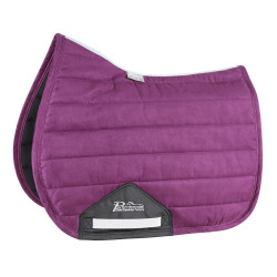 Comfortabele suède zadeldek Performance Shires Pruim Violet