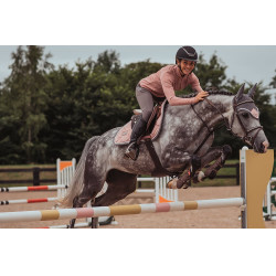 Tapis de selle Equestrian Stockholm jumping Rose pearl