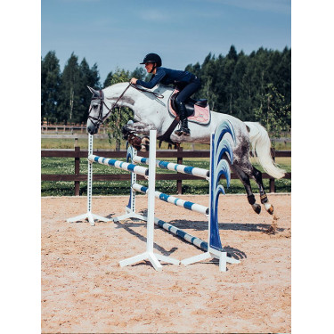 Tapis de selle Equestrian Stockholm jumping Rose pearl