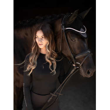 Tapis de selle Equestrian Stockholm jumping Violet scintillant