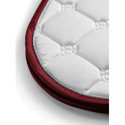 Tapis de selle Equestrian Stockholm jumping Blanc bordeaux