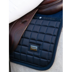 Tapis de selle Equestrian Stockholm jumping performance Marine Bleu marine