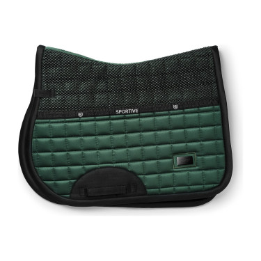 Tapis de selle Equestrian Stockholm jumping performance Vert sycomore