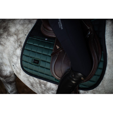 Tapis de selle Equestrian Stockholm jumping performance Vert sycomore
