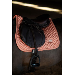 Tapis de selle Equestrian Stockholm jumping Modern Coral Rose