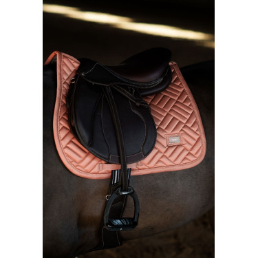 Tapis de selle Equestrian Stockholm jumping Modern Coral Rose