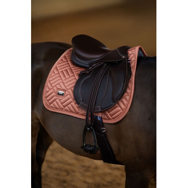 Tapis de selle Equestrian Stockholm jumping Modern Coral Rose
