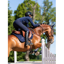 Tapis de selle Equestrian Stockholm jumping Modern Lagoon blush Bleu Tapis de selle Equestrian Stockholm jumping Modern Lagoon blush Bleu