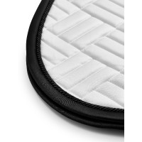 Tapis de selle Equestrian Stockholm jumping Modern Blanc noir édition Tapis de selle Equestrian Stockholm jumping Modern Blanc noir édition