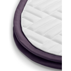 Tapis de selle Equestrian Stockholm jumping Modern Blanc violet sombre
