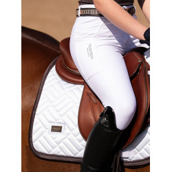 Tapis de selle Equestrian Stockholm jumping Modern Blanc moonless night