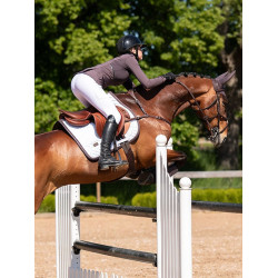 Tapis de selle Equestrian Stockholm jumping Modern Blanc moonless night