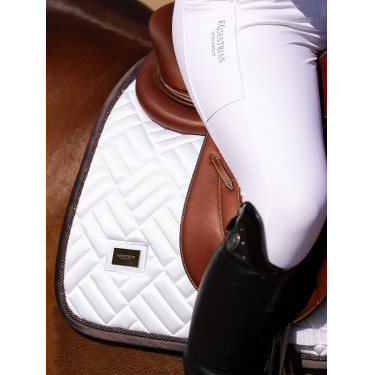 Tapis de selle Equestrian Stockholm jumping Modern Blanc moonless night