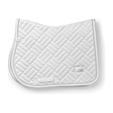 Tapis de selle Equestrian Stockholm jumping Modern Blanc perfection Tapis de selle Equestrian Stockholm jumping Modern Blanc perfection