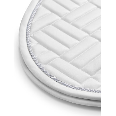 Tapis de selle Equestrian Stockholm jumping Modern Blanc perfection Tapis de selle Equestrian Stockholm jumping Modern Blanc perfection