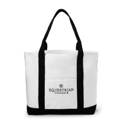 Tote bag Equestrian Stockholm Blanc