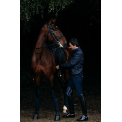 Heren bomberjack Equestrian Stockholm Marine Marineblauw