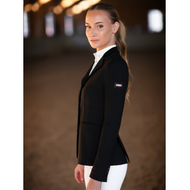 Veste de concours Equestrian Stockholm Classic femme Noir edition