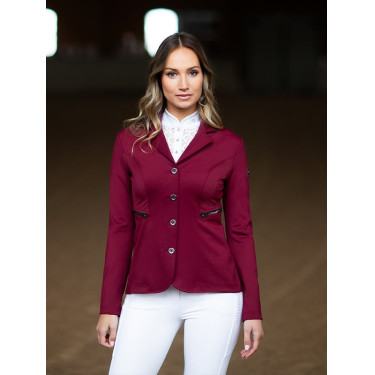 Wedstrijdjasje Equestrian Stockholm Select dames Bordeaux
