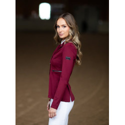 Veste de concours Equestrian Stockholm Select femme Bordeaux