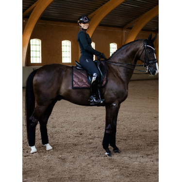 Veste polaire Equestrian Stockholm femme Acajou scintillant