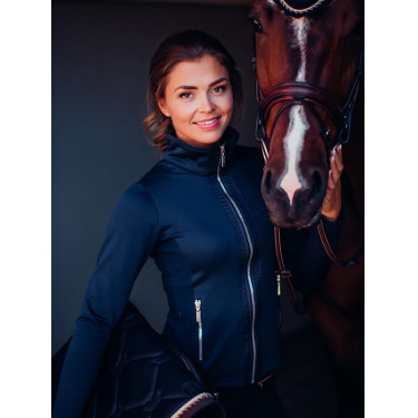 Veste polaire Equestrian Stockholm femme Marine Bleu marine