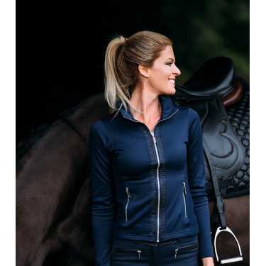 Veste polaire Equestrian Stockholm femme Marine Bleu marine