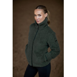 Veste polaire Teddy Equestrian Stockholm femme Vert avenue