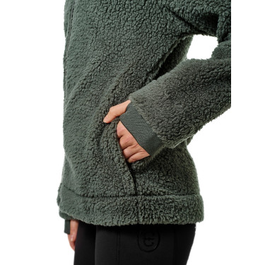 Veste polaire Teddy Equestrian Stockholm femme Vert avenue